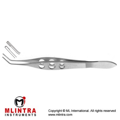 Alfonso Nucleas Grasping Forcep With Two Short Rows of Delicate Interlocking Teeth Stainless Steel, 10.5 cm - 4" Alfonso Nucleas Grasping Forcep With Two Short Rows of Delicate Interlocking Teeth Stainless Steel, 10.5 cm - 4"